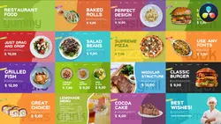 دانلود پروژه آماده داوینچی ریزالو غذای رستوران