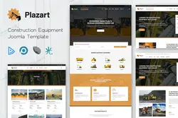 دانلود قالب جوملا تجهیزات ساختمانی Plazart