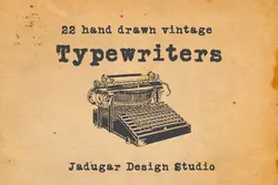 دانلود وکتور ماشین های تایپ قدیمی