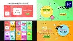 دانلود پروژه آماده پریمیر پرو اسلاید فروش گرد Rounded Sales Slides