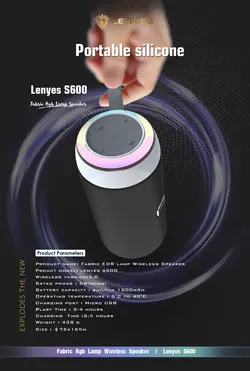 اسپیکر بلوتوث قابل حمل LENYEES مدل S600