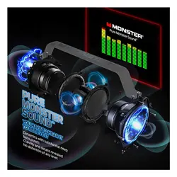 اسپیکر بلوتوث قابل حمل مانستر مدل Adventurer Force