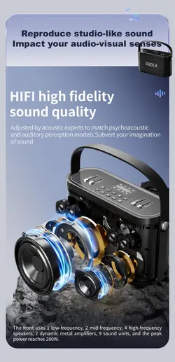 اسپيكر بلوتوثی SODLK مدل S1271