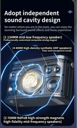 اسپيكر بلوتوثی SODLK مدل S1271