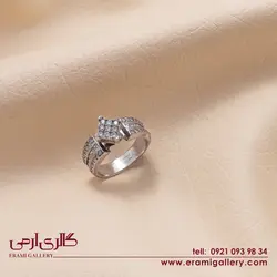 انگشتر نقره طرح جواهر ES_534