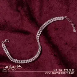 دستبند نقره طرح جواهر ES_4261