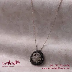 گردنبند نقره مولتی کالر ES_1223