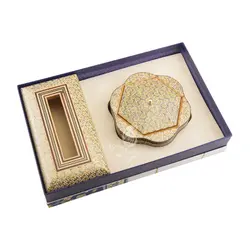 ست شکلات خوری و جادستمالی خاتم کاری (میزبان 1)