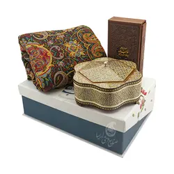 ست ترمه و شکلات خوری خاتم و دیوان حافظ (چکامه 2)