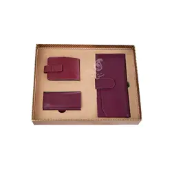 ست چرم زنانه آراسته ۴