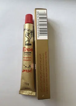 کرم تاخیری ایروس اصل انگلستان گرید Aدارای بچ کد (بارکد اصالت کالا)تاریخ انقضا EROS CREAM 2028/02/08 به همراه هدیه