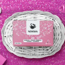 دمنوش گل گاوزبان و به لیمو و زیرفون و سنبل الطیب نیوشا