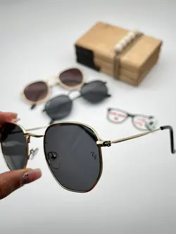 عینک آفتابی ریبن گرد دور فلزی(کد۳۵۴۸)