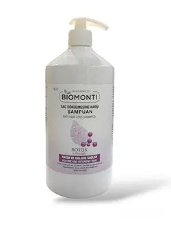 شامپو ضدریزش بیومونتی Biomonti حاوی بوتاکس و پروکپیل حجم 1000 میل