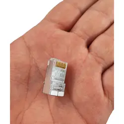 سوکت شبکه امپ CAT6 SFTP | فروشگاه اینترنتی فافاری
