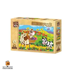 پازل 25 تکه (5870)Romantic Cow آرت پازل (Art Puzzle)