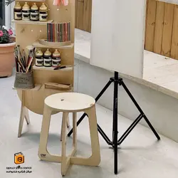 چهارپایه چوبی سایز بزرگ گودوود (Good Wood)