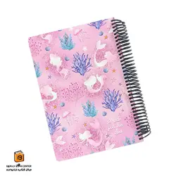 دفتر خط دار 100 برگ طرح پری دریایی لانگو (Lango)