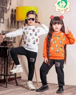 بلوز شلوار طرح کارتونی