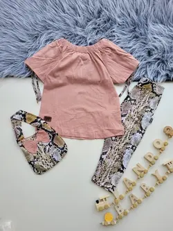 تیشرت شلوارک کیف دار پوست ماری