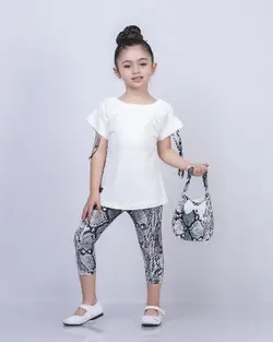 تیشرت شلوارک کیف دار پوست ماری