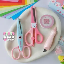 ست قیچی و کاتر34تکه OULEطرح خرگوش