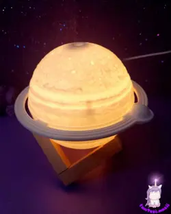 بخور سرد طرح زحل + چراغ خواب