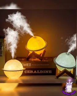 بخور سرد طرح زحل + چراغ خواب