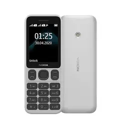 گوشی موبایل Nokia مدل 125-2020 دو سیم کارت – سفید – اصلی (گارانتی وی دو سل-FA)