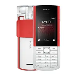 گوشی موبایل Nokia مدل Xpress Audio 5710 دو سیم کارت ظرفیت 128MB – سفید – اصلی (گارانتی فامتل-FA)