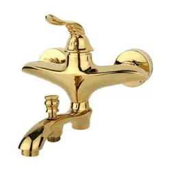 ست شیرآلات راسان مدل پریمو طلایی ا Rassan Golden primo collection Taps