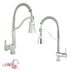ست شیرآلات راسان مدل باران کروم ا Rassan chrome Baran collection Taps