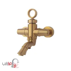 ست شیرآلات راسان مدل آنیتا طلایی مات ا Rassan Matte gold Anita collection Taps