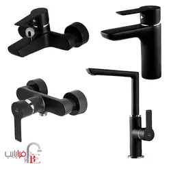 ست شیرآلات KWC مدل ریتا مشکی ا KWC Rita collection