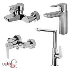 ست شیرآلات KWC مدل ریتا کروم ا KWC Rita collection