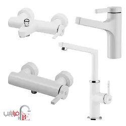 ست شیرآلات KWC مدل آوا سفید ا KWC AVA collection