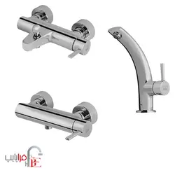 ست شیرآلات KWC مدل زئوس کروم ا KWC zeos collection