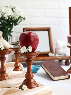 استند مستطیل پایه خراطی دور گندم دور برگ مدل بهار