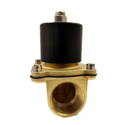 شیر برقی برنجی برند یونی دی (UNI-D) مدل UW-25 سایز 1 اینچ بوبین 24V