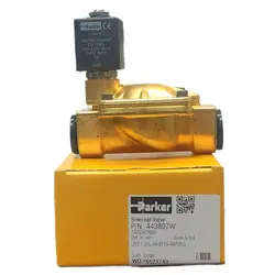 شیر برقی برنجی پارکر (PARKER) مدل 7322BCN00 سایز 3/4 اینچ بوبین 220V