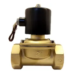 شیر برقی برنجی یونی دی (UNI-D) مدل UW-50 سایز 2 اینچ بوبین 220V