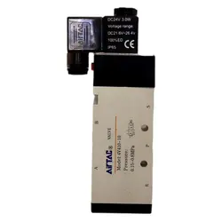 شیر برقی پنوماتیک برند ایرتک (AIRTAC) مدل 4V410-10 بوبین 24V