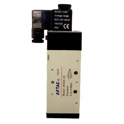 شیر برقی پنوماتیک برند ایرتک (AIRTAC) مدل 4V410-15 بوبین 24V