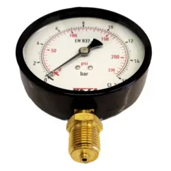 گیج فشار برند بتا (BETA) 0-16 بار صفحه 10 سانتی متر