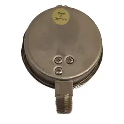 گیج فشار برند مک دنیل (MAC DANIEL) 0-200 بار صفحه 6 سانتی متر