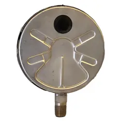 گیج فشار برند نووا فیما (NUOVA FIMA) 0-1.6 کیلوگرم بر سانتی متر مربع صفحه 16 سانتی متر