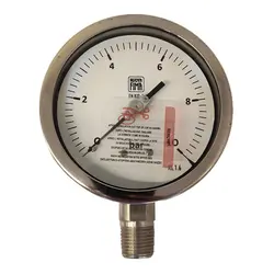گیج فشار برند نووا فیما (NUOVA FIMA) 0-10 بار صفحه 10 سانتی متر