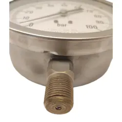 گیج فشار برند نووا فیما (NUOVA FIMA) 0-100 بار صفحه 16 سانتی متر