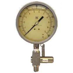 گیج فشار برند نووا فیما (NUOVA FIMA) 0-11 بار صفحه 16 سانتی متر