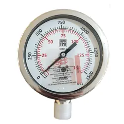 گیج فشار برند نووا فیما (NUOVA FIMA) 0-150 میلی بار صفحه 10 سانتی متر